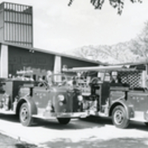 Boulder Fire Department: Fire trucks.