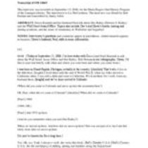 Transcript: Oral history interview with Dawn Kummli, 2006