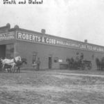 Roberts and Cobb flour, feed, and coal company photographs, [ca. 1900]