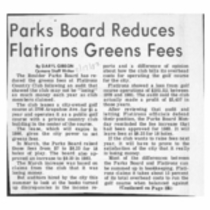 Boulder (Colo.) parks and recreation clippings: Flatirons Golf Course
