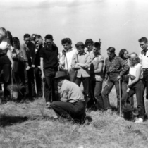 Tree planting on Flagstaff photographs, ca. 1953: Photo 1