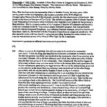 Oral history interview with Mary Blue, 2003