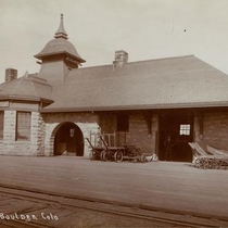 Boulder Union Pacific depot south side: Photo 1