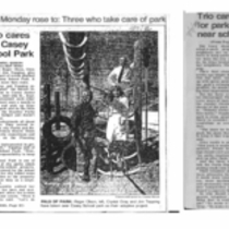 Boulder (Colo.) parks and recreation clippings: Casey Park