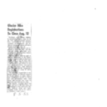 Arapaho Glacier Hikes, clippings, 1955