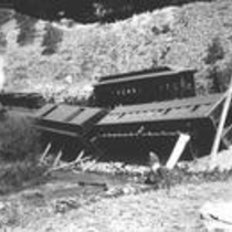 Train wreck in Fourmile Canyon