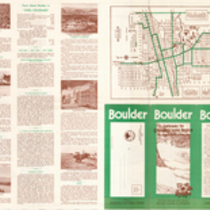 City of Boulder street map, 1950