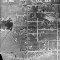 North Boulder east of Broadway aerial photographs, 1958
