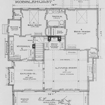 Lundborg's "Kobblehurst" floor plan