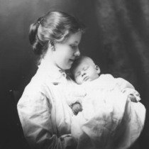 Mrs. J. H. Bairs and baby portrait