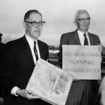 Denver Boulder Turnpike Tollhouse cornerstone ceremony photographs 1951 Sept. 20: Photo 4