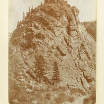 Castle Rock in Boulder Canyon, 1900-1903