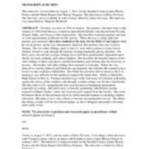 Oral history interview with Veronica Lamas, 2013