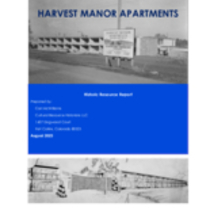 Harvest Manor Apartments: Historic Resource Report