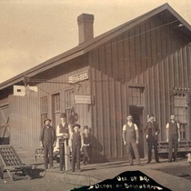 Greeley, Salt Lake & Pacific depot: Photo 1 (S-2525)