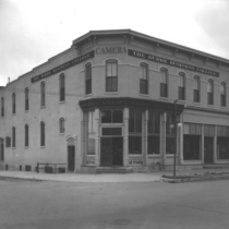 Burre Business College building exterior photograph, 1926