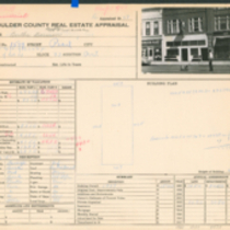 1500 Pearl Street real estate appraisal: Card