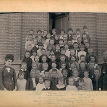 Central School: 1st and 2nd grade class.