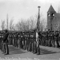 Colorado National Guard Company H on Central School grounds: Photo 4