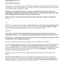 Oral history interview with Janet E. Brown, 2000