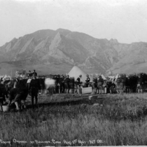 Colorado National Guard at Camp Orman (University Hill), 1901 August 1: Photo 2 (S-1334)