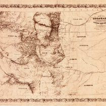 Map of Colorado Territory
