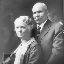 Mr. and Mrs. Burlingame portrait, [undated]
