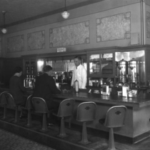 Stoffle's cafe interior photograph, 1932