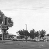 Canyon Boulevard and 13th Street intersection, looking east.