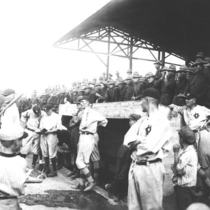 World War I Colorado men at a Denver baseball game: Photo 7