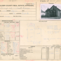 2002 Spruce Street real estate appraisal: Card