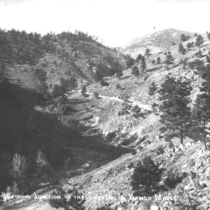 View looking west showing junction of the Capital and Banjo mines photograph
