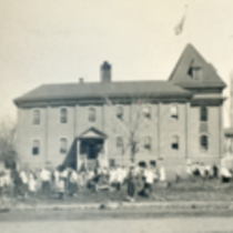 Arbor Day, Central School, 1917 photographs.