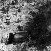 Mouth of the Banjo Tunnel (Salina, Colo.), looking east