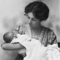 Mrs. John Brownell and baby portrait, [undated]