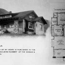 Lundborg's "Kobblehurst" house and floor plan