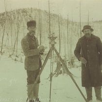Surveying the Dew Drop Mine (Camp Frances, Colo.) 1894 Dec. 7: Photo 2