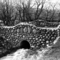 Highland School bridge photograph.