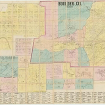 Map of Boulder County, Colorado