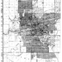 Drumm's wall map of the city of Boulder and vicinity, 1915
