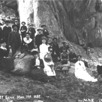 Red Rocks excursions with unidentified people photographs, 1887-1900: Photo 2 (S-1036)