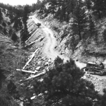 Water supply pipeline construction photographs, [194?-196-]: Photo 1