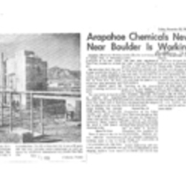 Arapahoe Chemicals, Inc., clippings, 1966-1982