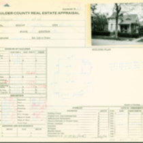 2053 Mapleton Avenue real estate appraisal: Card