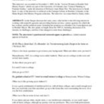 Oral history interview with Leslie Durgin, 2003