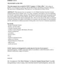 Oral history interview with Mitch Utterback and Robert Ault, 2014
