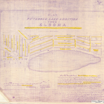 Plat map of Petersen Lake Addition to the town of Eldora (Colo.)
