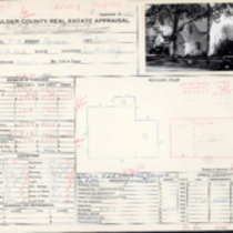 934 Spruce Street real estate appraisal: Card