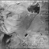 North Boulder west of Broadway aerial photographs, 1958