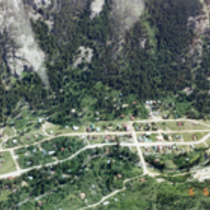 Aerial views of Eldora in 2000.